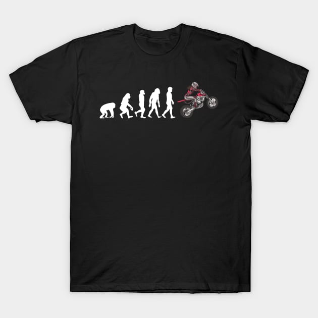 Evolution of a motocross girl T-Shirt by Shirtbubble